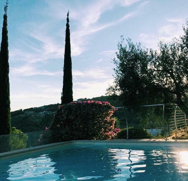 Uliveto Saglietto Agriturismo A Poggi Apartments Imperia Eksteriør billede