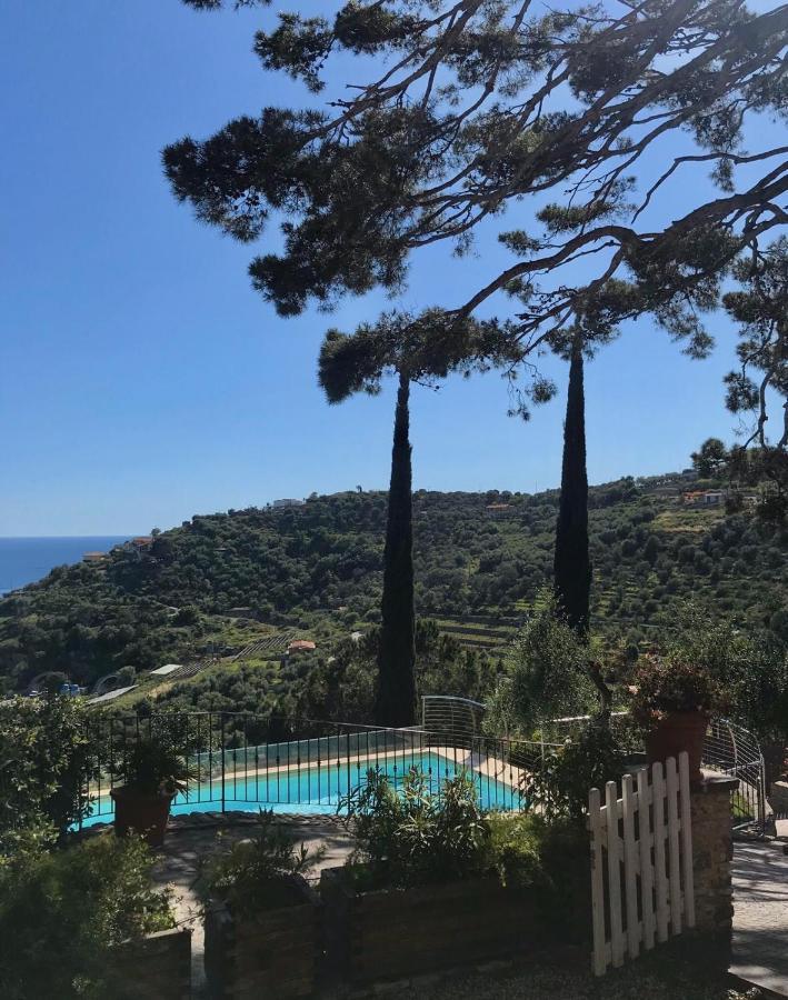 Uliveto Saglietto Agriturismo A Poggi Apartments Imperia Eksteriør billede